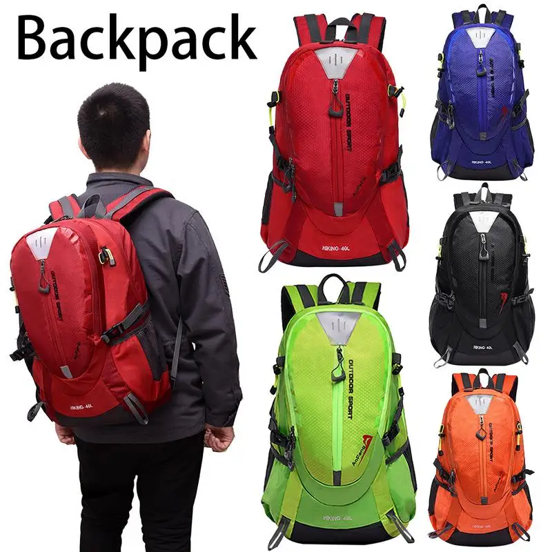 

2018 New Fashionable Backpack Mountaineering Bag Outdoor Sports Travel Bag Surface Waterproof Portable Thick Durable Backpack