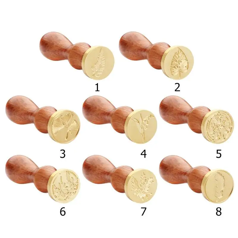  1pc Retro Antique Plant Metal Sealing Wax Stamps for DIY Invitations Wax Seal Wax Stamp Gifts - 32966078257