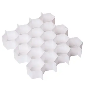

Adjustable Drawer Honeycomb Clapboard Partition Divider Box Separator DIY Grid Storage Organizer Cell Sorting Panties Socks