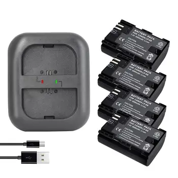 

LP-E6 LP E6 LP-E6N Battery Japan Sanyo Cell+Led Dual USB Charger For Canon EOS 6D 7D 5DS 5DSR 5D Mark II 5D 60D 60Da 70D 80D