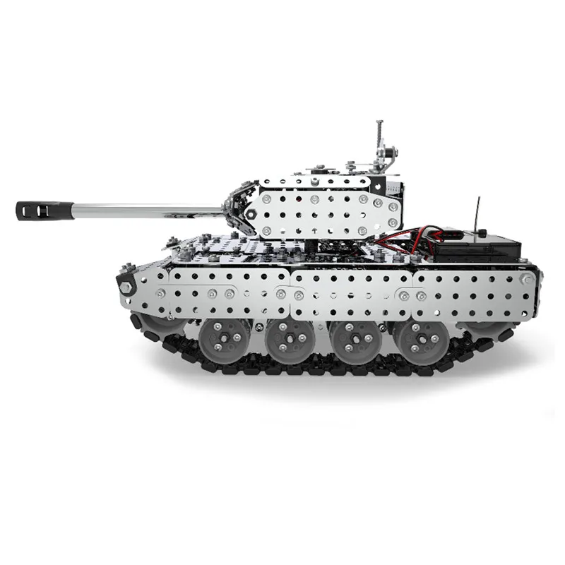MoFun 2 4 г из нержавеющей стали rc Танк 952 шт DIY собрать кирпичный блок RC автомобиль