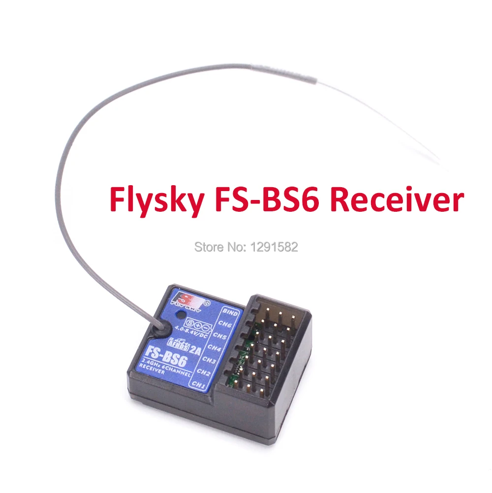 

2.4G FS-BS6 6CH Receiver Built-in Gyro Fail-Safe for Flysky FS GT5 FS-GT5 Transmitter transmitter RC Car parts