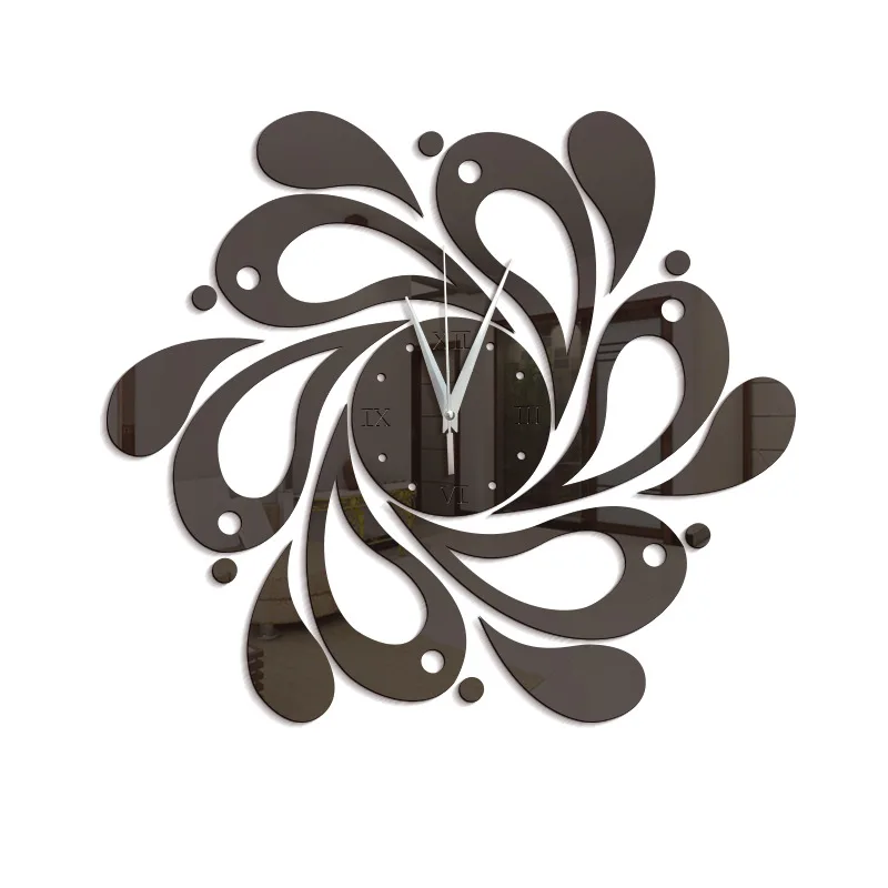 

3d Diy Stickers Wall Clocks Home Decoration Mirror Acrylic Sticker Furniture Modern Style Mirror Art Design Horloge Horloge Z17