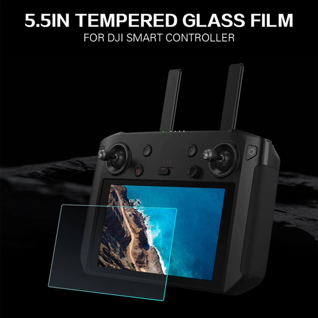

SUNNYLIFE 9H Tempered Glass Screen Protector Glass Protective Film for DJI Smart Controller for DJI Mavic 2 Pro/zoom RC Parts