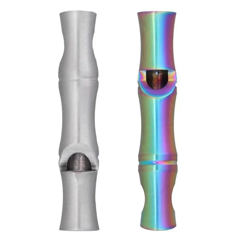 

Outdoor Camping High Decible Stainless Steel Whistle Survival Emergency Cheerleading Whistle EDC player collection Outdoor Tools