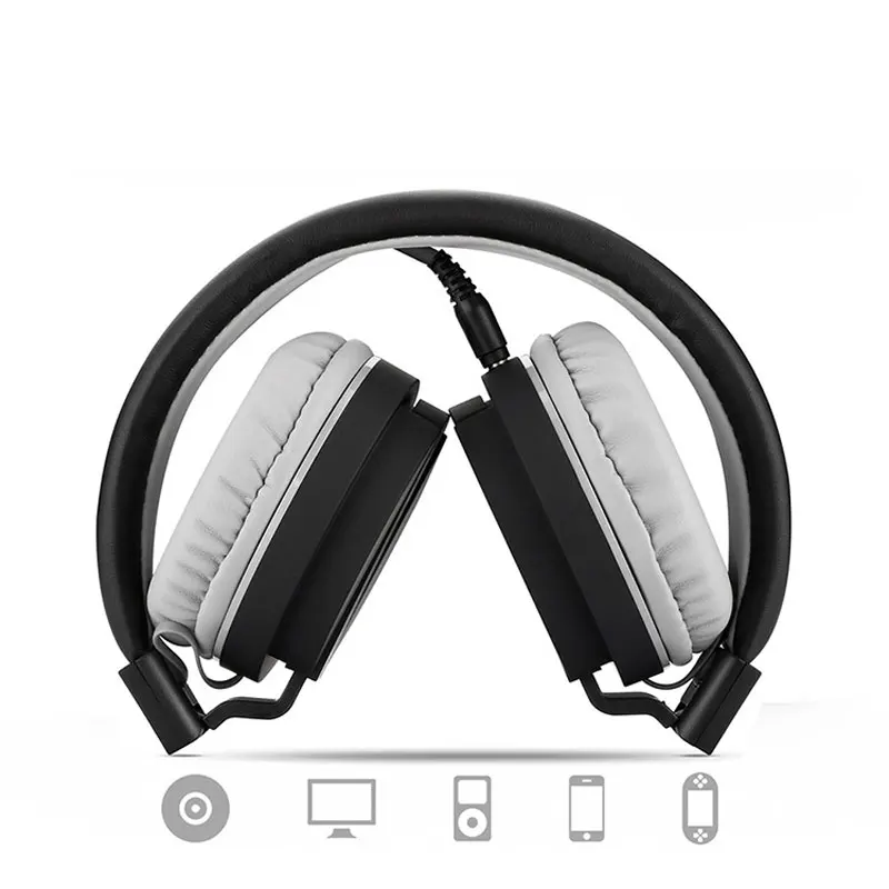 Cute Headphones Candy Color Foldable Kids Headset with Mic Earphone for Mp3 Smartphone Girl Children Xiaomi Birthday Gifts