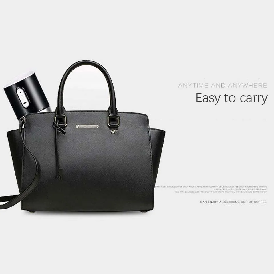 Мини USB перезаряжаемая кофемашина ручная транспортная портативная Кофеварка