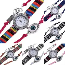 Nuevo reloj de ojo para mujer, reloj con flecha y corazón, reloj de pulsera clásico con diamantes de imitación a la moda para chicas, reloj femenino bayan saat damen uhren