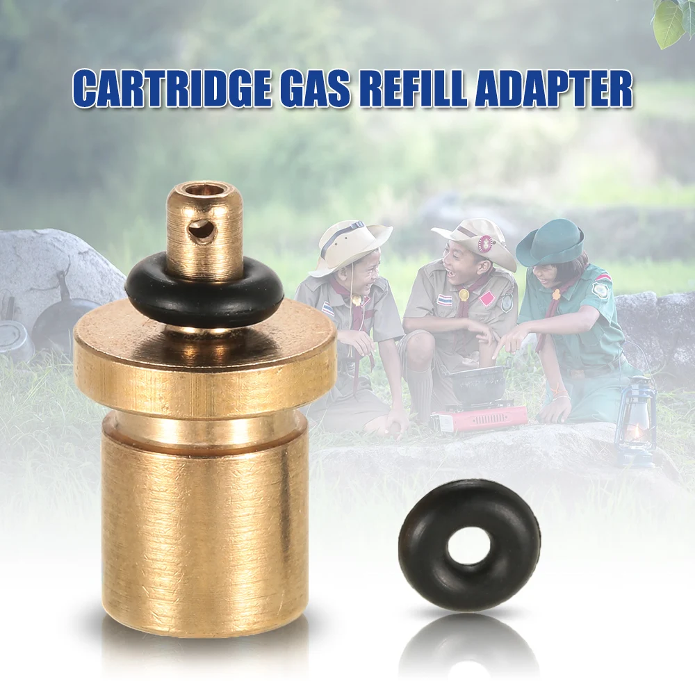 

Outdoor Camping Stove Gas Cylinder Cartridge Gas Refill Adapter for Gas Tank Gas Burner Accessories for Inflate Butane Canister
