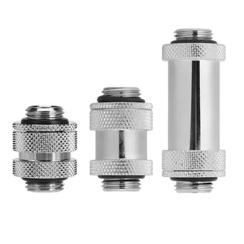

Dual G1/4 Expansion Joint Adapter Connector external thread 16-41mm for PC Water Cooling computer accessories