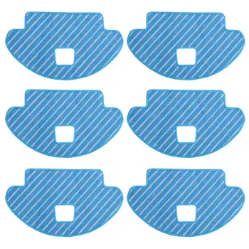 

6 Pcs Mop Pads Compatible For Ecovacs Deebot Ozmo 930 Robotic Vacuum Cleaner