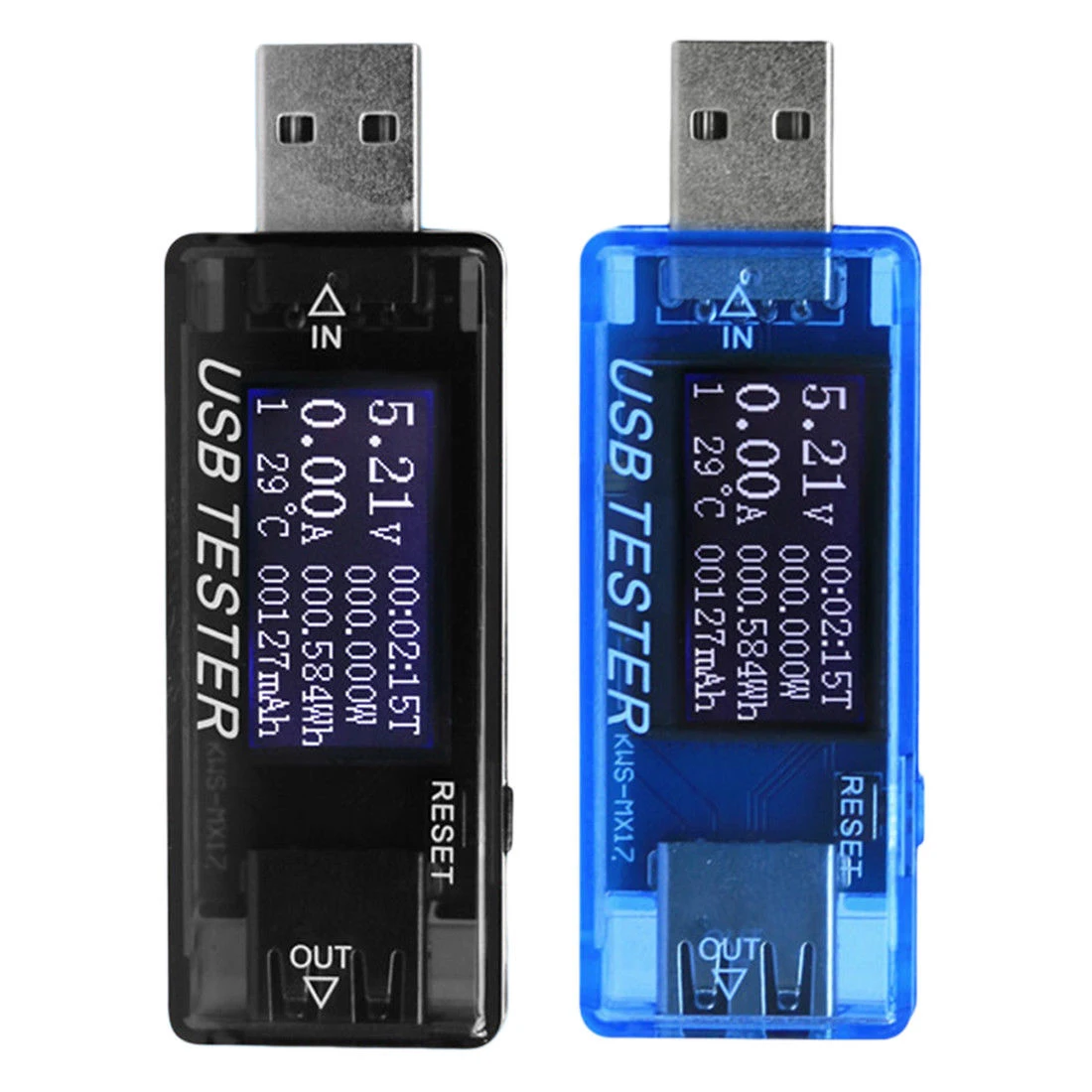 Mx17 USB Тестер Цифровой вольтметр Многофункциональный тестер Вольтметр Амперметр