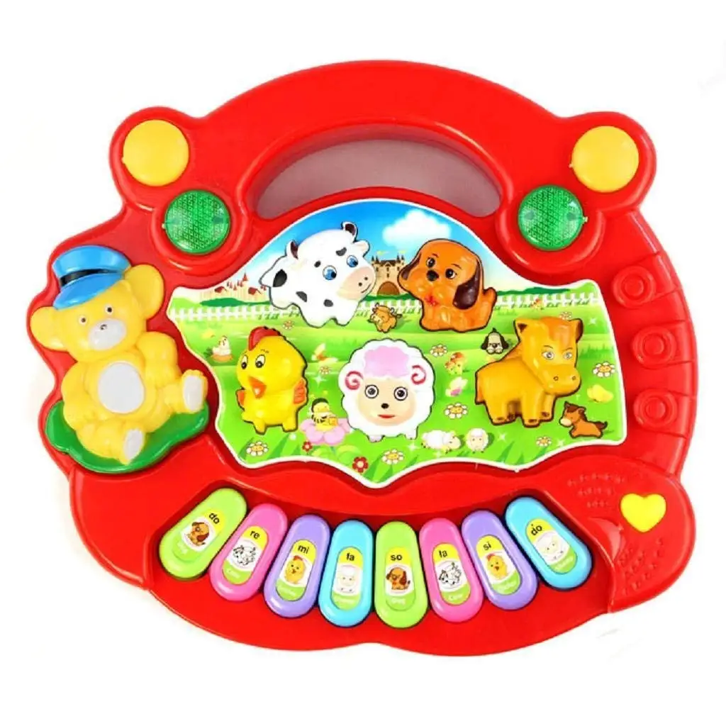Early Education 1 Year Olds Baby Toy Animal Farm Piano Music