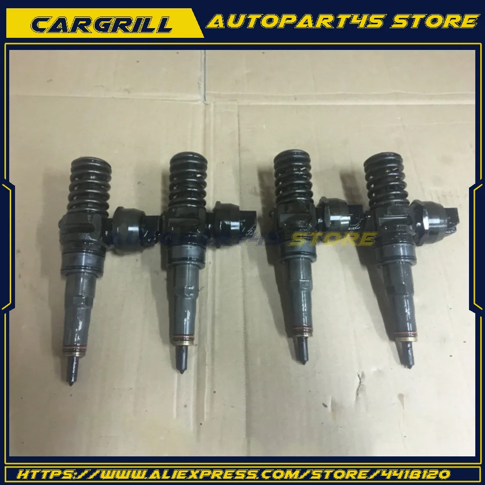 US $627.00 038130073BN For Set Of 4 TDI DIESEL PD FUEL INJECTOR GENUINE USED CORE