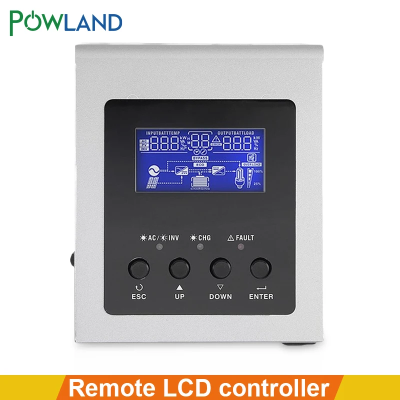 

Remote Control Display LCD Controller Panel For Off Grid Solar Inverter ISolar SP SM SM Plus Pure Sine Wave Inverter