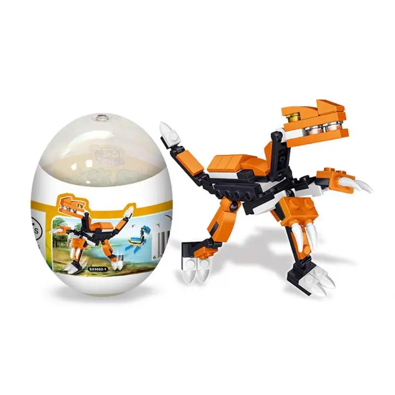 

Deformation Dinosaur Eggs Plastic Balls Toys Assembly Simulation Kids Novelty T-REX Dinosaur Toys Puzzles Educational Gifts egg