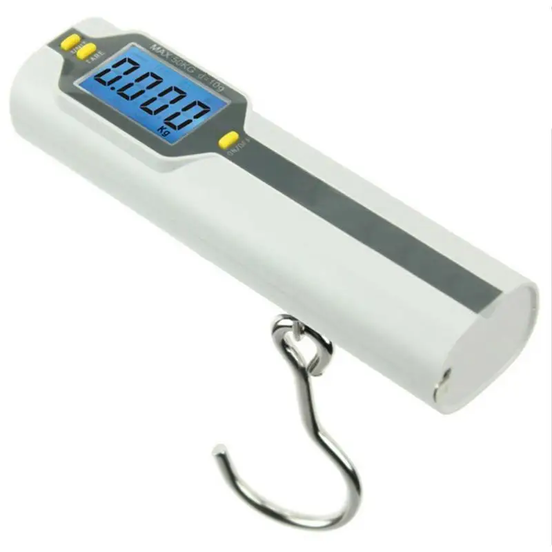 

Portable 50Kg/10g Digital Mini LCD Travel Portable Luggage Baggage Suitcase Hook Scale Weight Balance Hand Scale Weighing Scales