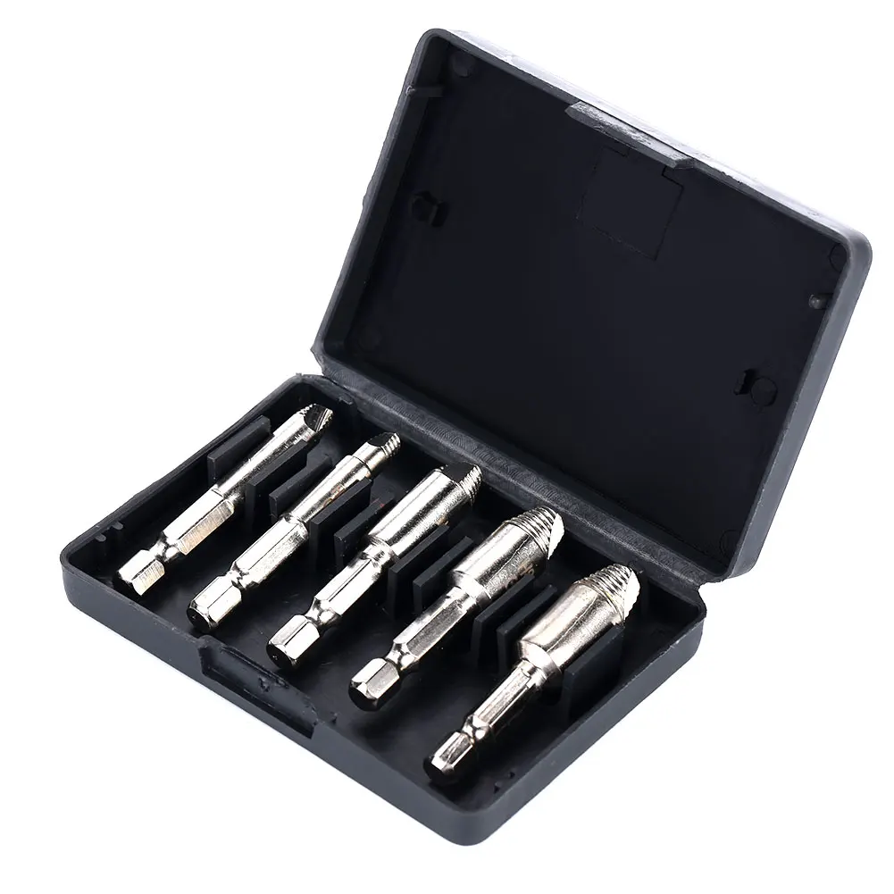 

5 Pcs/Set Screw Extractor Detail Nail Bolt Silver 4241 Screw Removal Tool Extracting The Nail Puller Component Parts Practical