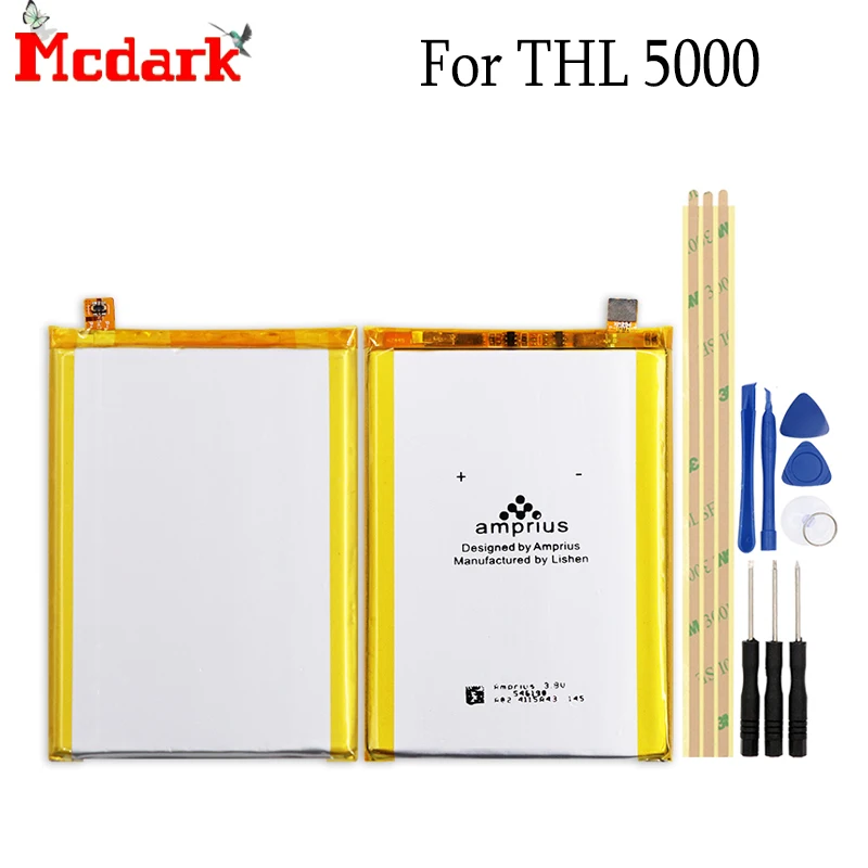 5000 мА/ч чехол-книжка для THL T5000 Батарея Elephone P5000 мА/ч. аккумулятор аккумуляторная