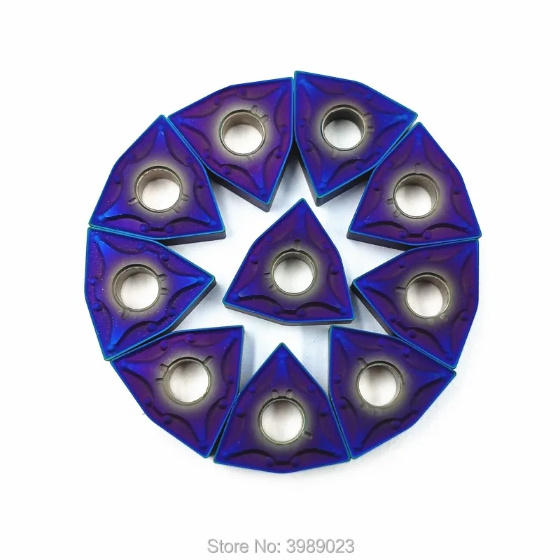 10 шт. HRC45 Blue Nano WNMG080404 инструменты для резки вставки из карбида WWLNR/L MWLNR/L CNC
