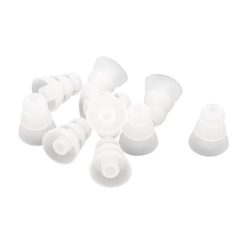 

10 x Soft Headset Headset Plug Pad Case Tips Clear