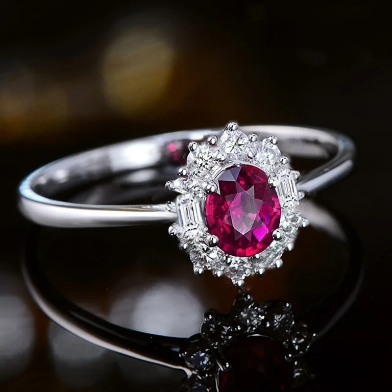 Офисные красные женские кольца Anillos De Ruby, Аметистовые кольца с бриллиантами, агатовые кольца с агатом, нефритовыми бриллиантами, Женские Ювелирные изделия anillo bizuterias