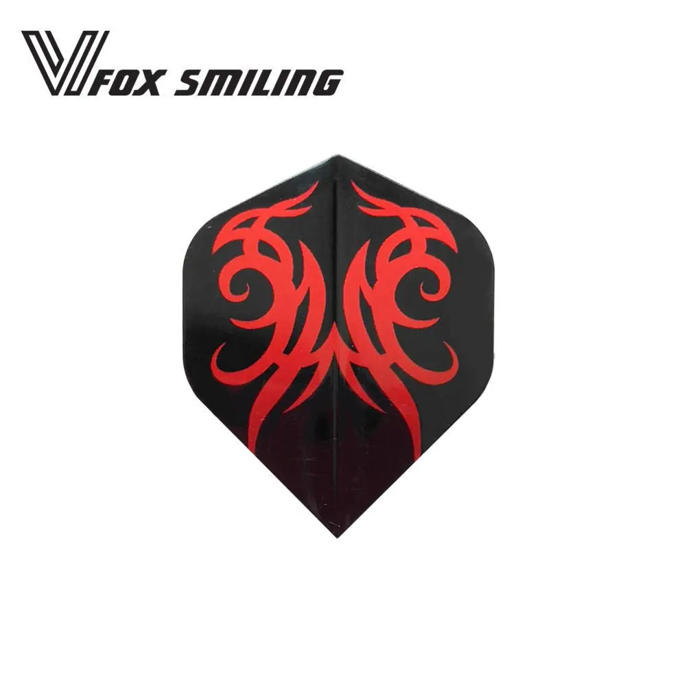 Fox Smiling 12pcs 2D Cool Standard Dart Flights Nice Darts Flight