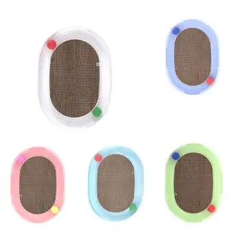 

New Pet corrugated cat scratch board cat turntable toy Little kitten tease cat stick ball grinding gatos productos para mascotas