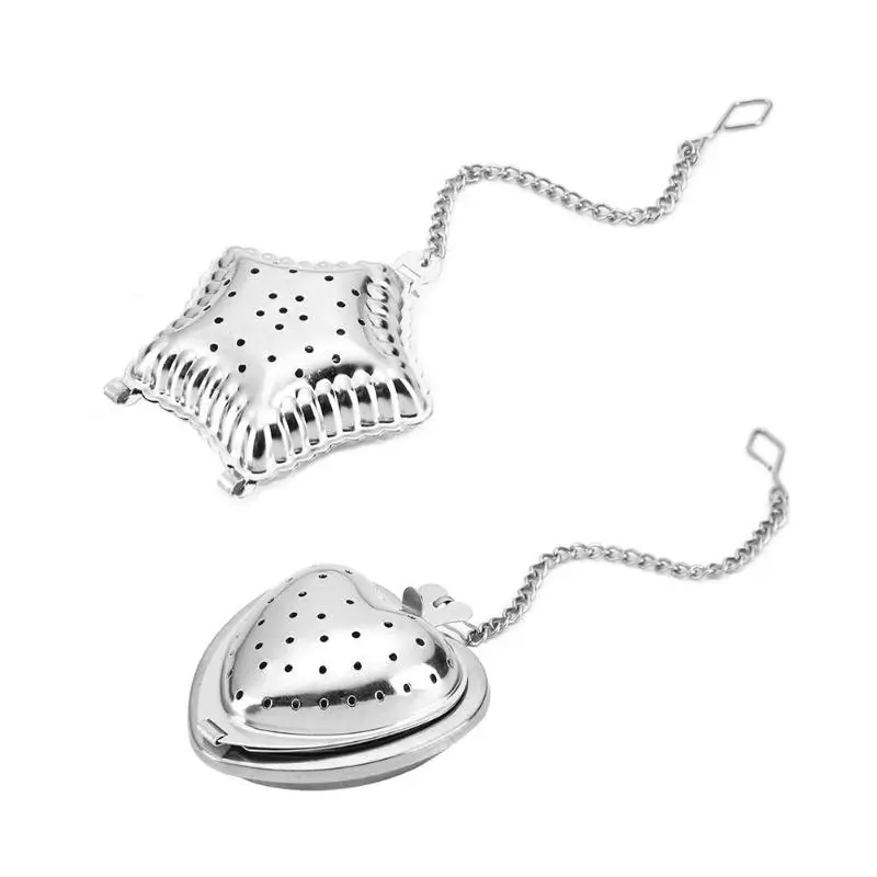 

Tea Infuser Mesh Filter Strainer Leak Teapot Tray Spice Tea Strainer Stainless Steel Filter Teaware Tools Kitchen Accessories