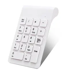 Беспроводная клавиатура с цифрами 2,4 ГГц, 18 клавиш, цифровая клавиатура для портативных ПК и Mac