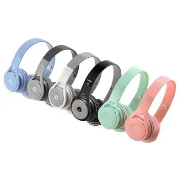 

Big Headset Stereo Student Gift Simple Solid Color Foldable For Sports Music Stylish Simplicity Light Weight 6 Colors Optional