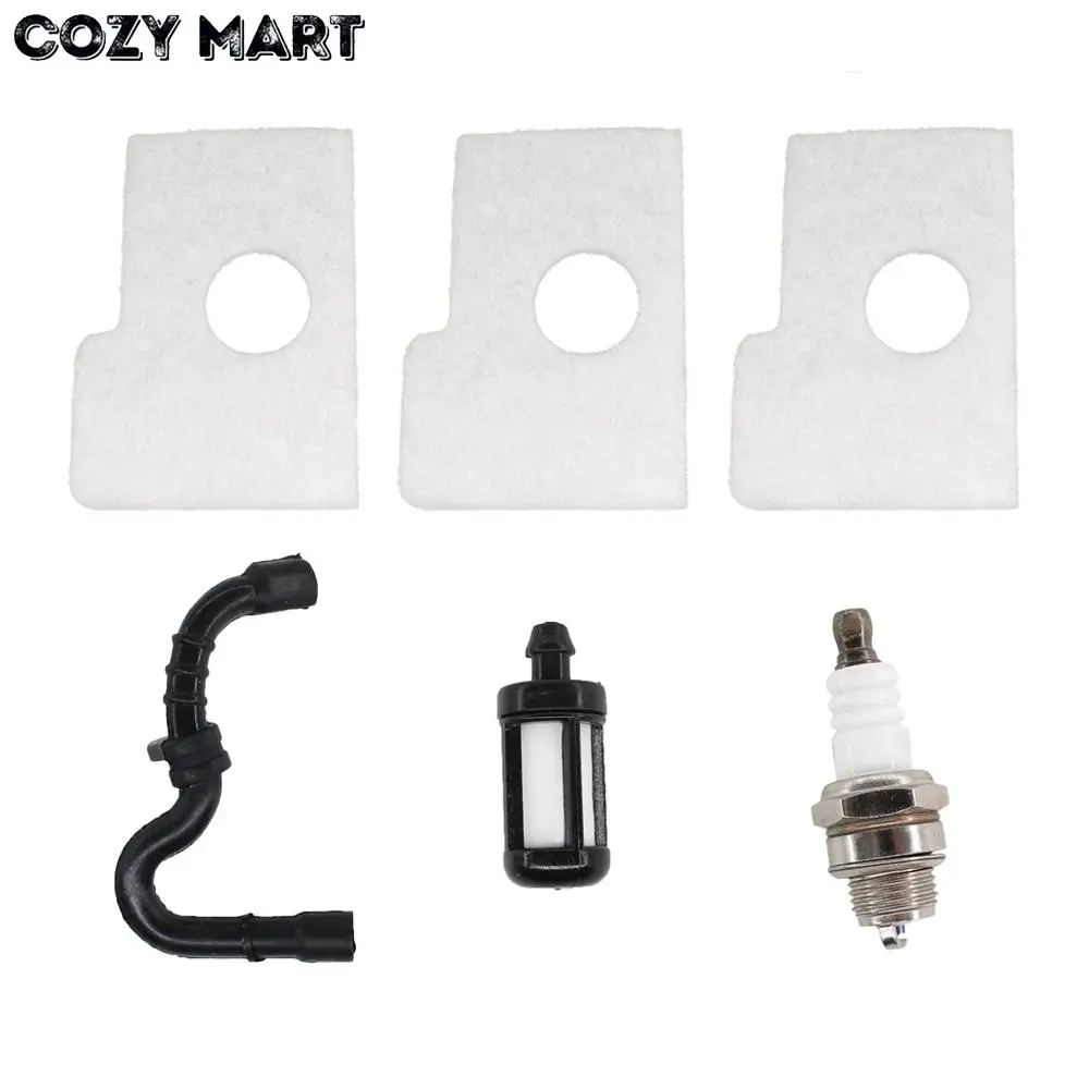 

3x Air Filter & Spark Plug For ST 017 018 MS170 MS180 MS 170 180 Chiansaw Replce 1130 124 0800