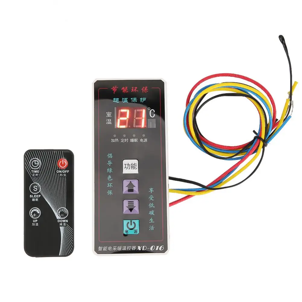 

AC 220V/16A Temperature Controller Embedded Thermostat Controller Electric Heaters Digital Temperature Controller