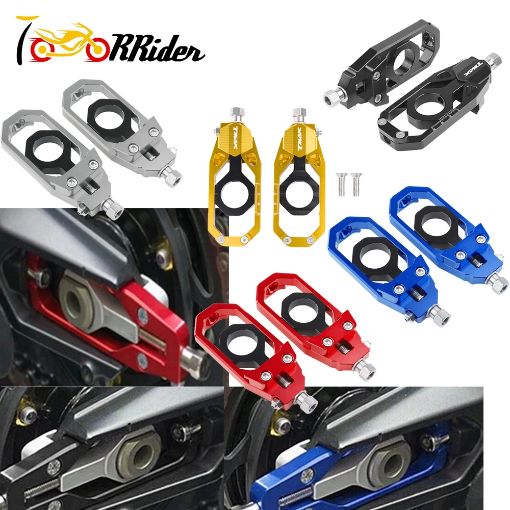 CNC Алюминиевые регуляторы цепи натяжители Catena для Yamaha Tmax T MAX max 530 2013 2014 2015 2016