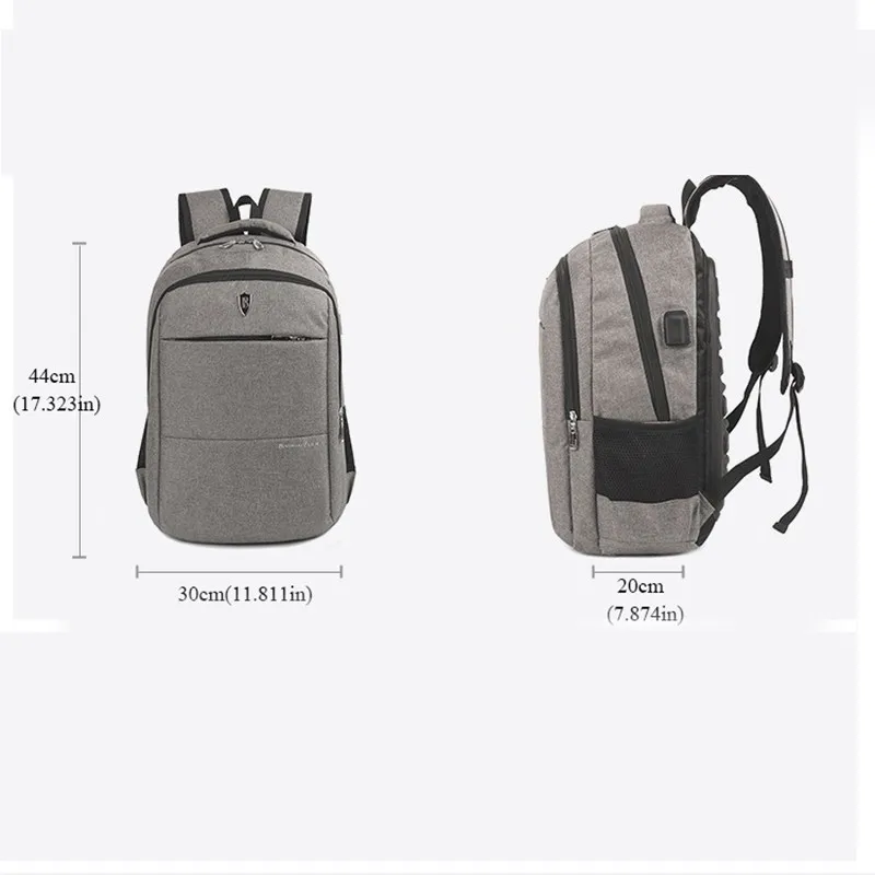 Новая мода Анти Вор USB Bagpack 15 6 дюймов рюкзак для ноутбука женщин мужчин школа