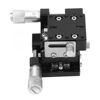

XY Linear Stages Micrometer Manual Fine-tuning Cross Roller Accurancy Linear Stages Sliding Platform 25*25*30mm