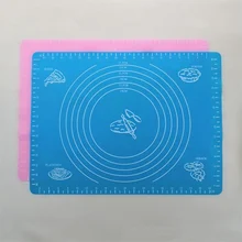 Силиконовый коврик для выпечки прокатки вырезать тесто коврик помадка нетоксичный нескользящий печенье торт коврик для муки кухонные коврики для еды