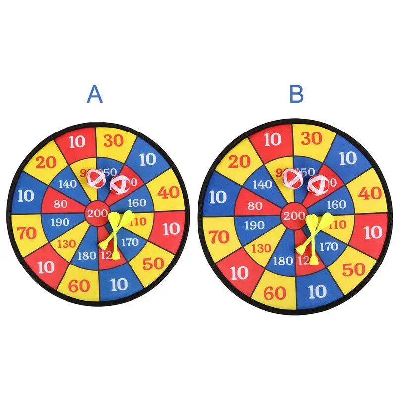 Дротика s Набор тарелок Спортивная двойная мишень Дротика стекающаяся Дротика настольная игра пещера мягкая бумага Дротика настольная игра для детей и взрослых