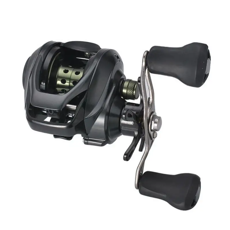 Low Profile Baitcasting Reel Carbon Fiber Drag