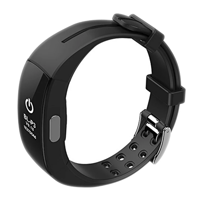OPQ-P3 Fitness Tracker HR Smart HRM Bracelet with Heart Rate Monitor and Blood Pressure Monitor Calorie Pedometer Step Counter