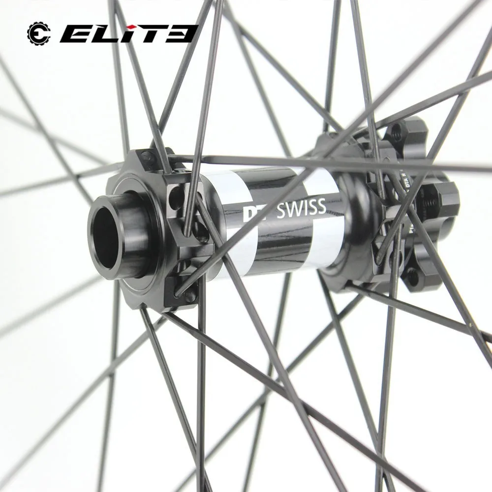 Excellent Elite Road Carbon Disc Wheels Clincher 700c Wheelset DT Swiss 350 Hub 30 38 47 50 60 88mm 1423 Spoke Sapim Secure Lock Nipple 3