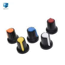 25 шт./лот WH148 Ручка потенциометра(медный сердечник) 15X17 мм 6 мм отверстие вала AG2 Желтый Оранжевый Синий Белый Красный 5 значение* 5 шт. = 25 шт