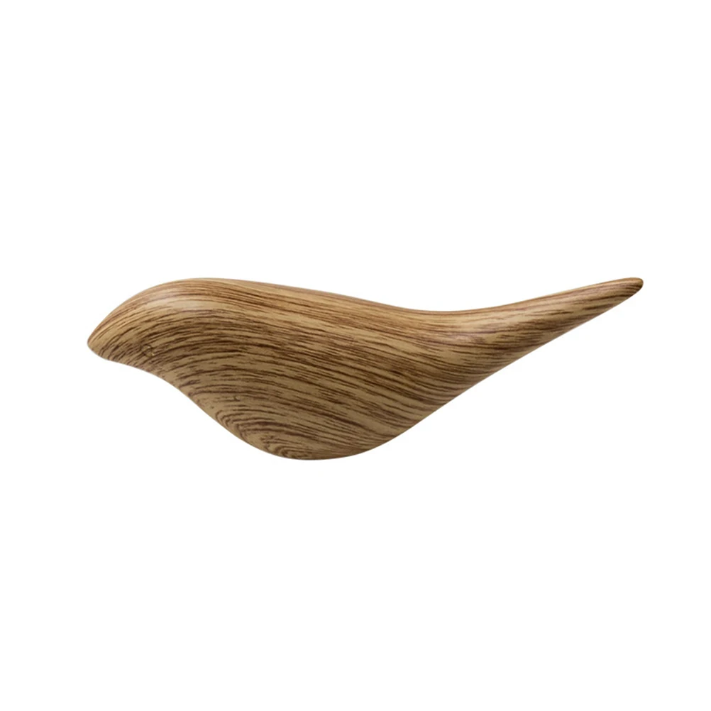 1PC Practical Durable Adorable Creative Bird Resin Wood Grain Hooks Wall Hanger Coat Hat Animals Home Decor | Дом и сад