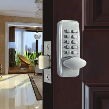 

High privacy Protection Mechanical Combination Lock Numberal Deadbolt Door Digital Lock Keyless Password Non-Power Special Lock