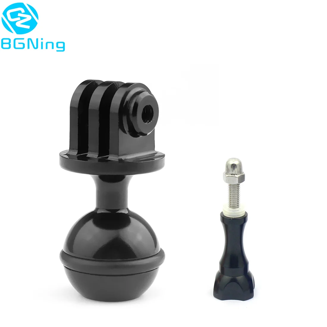 

360 Degree Rotation Ball Head Base Mount Tripod 2.5cm w Screw for Hero 5 4 3+ 3 Session for XiaoYi SJCam GitUp Action Camera