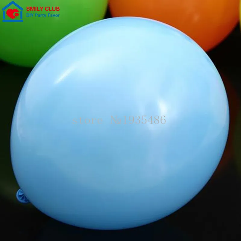 

12 "3.2 g of pearl latex balloons 50 piece / lot light blue shape balloons decoration balls
