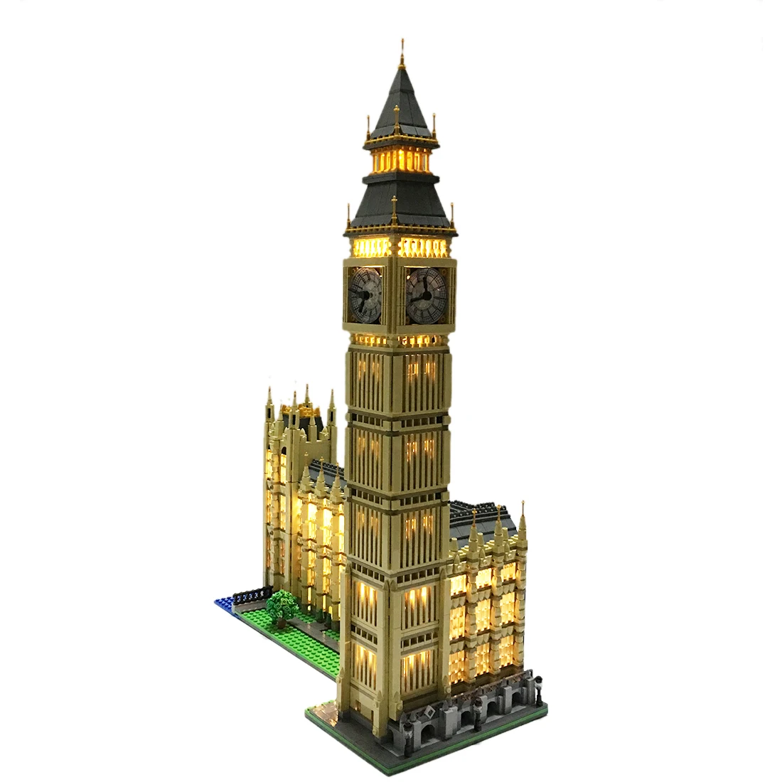 

USB Lighting Component Parts Small Particle Building Accessories Educational Toys for L E G O London Big Ben 10253