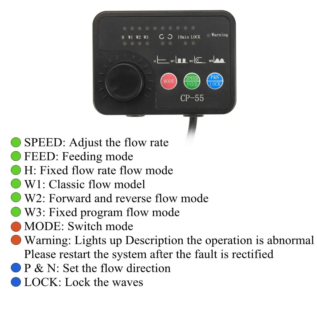 JEBAO/JECOD крест потока CP40/CP55 коралловые рифы для аквариума волнопродукторный насос с контроллером