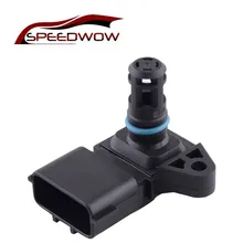 SPEEDWOW 4Bar Mapa de Sensor de colector de presión de sobrealimentación de aire absoluta para Renault Peugeot KIA Hyundai Citroen 5WK96841 2045431