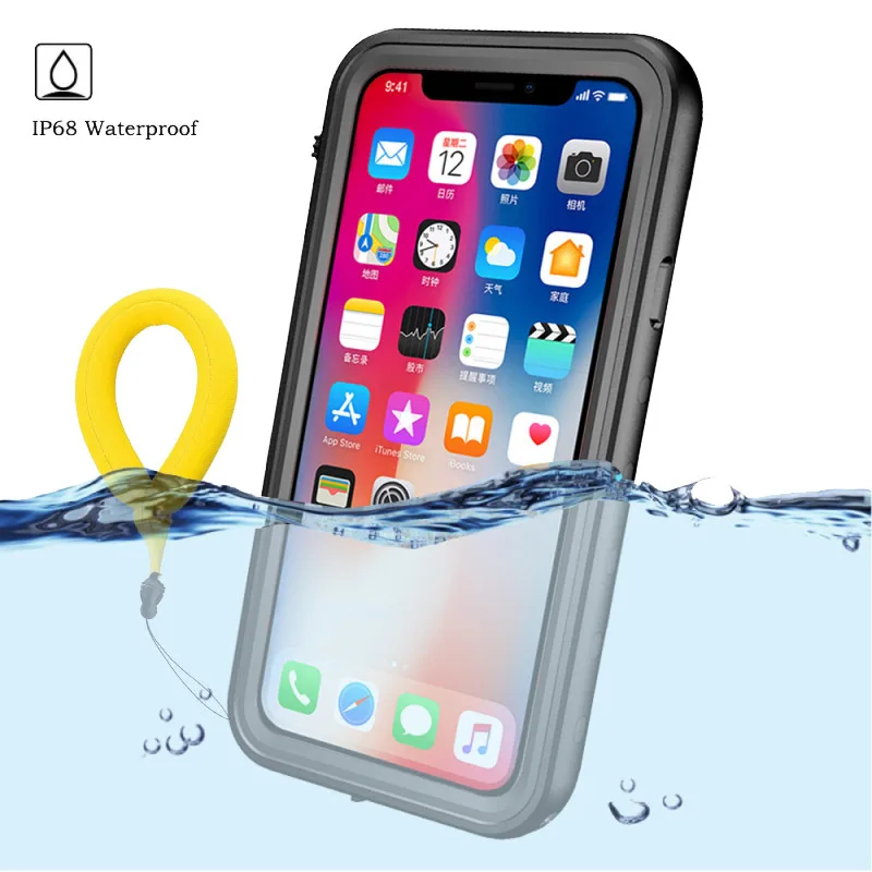 360 Защита для Apple Iphone Xs Max чехол водостойкий прозрачный Задний Передний Iphonex Coque Xr X